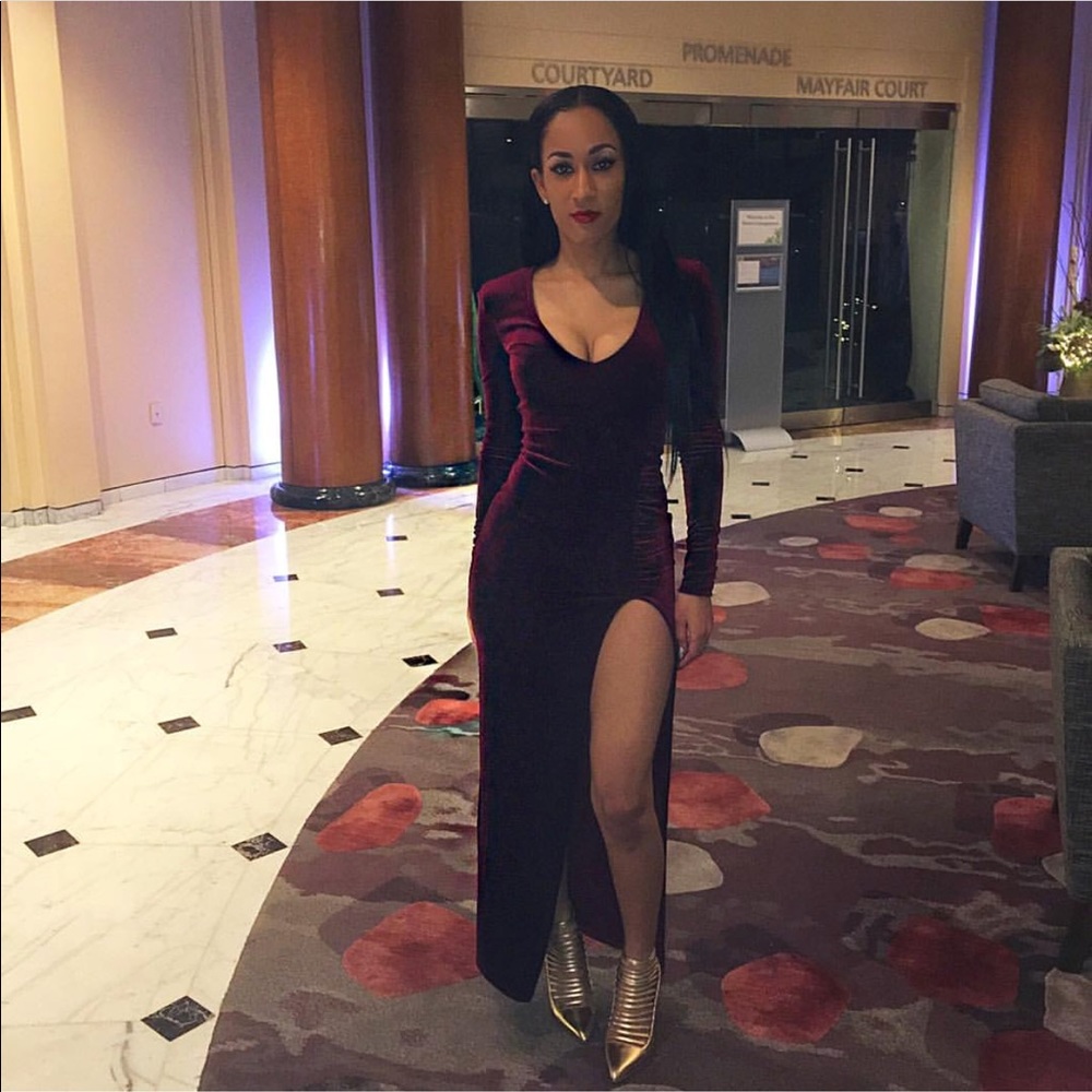 Fashion Nova Long Dress With Split